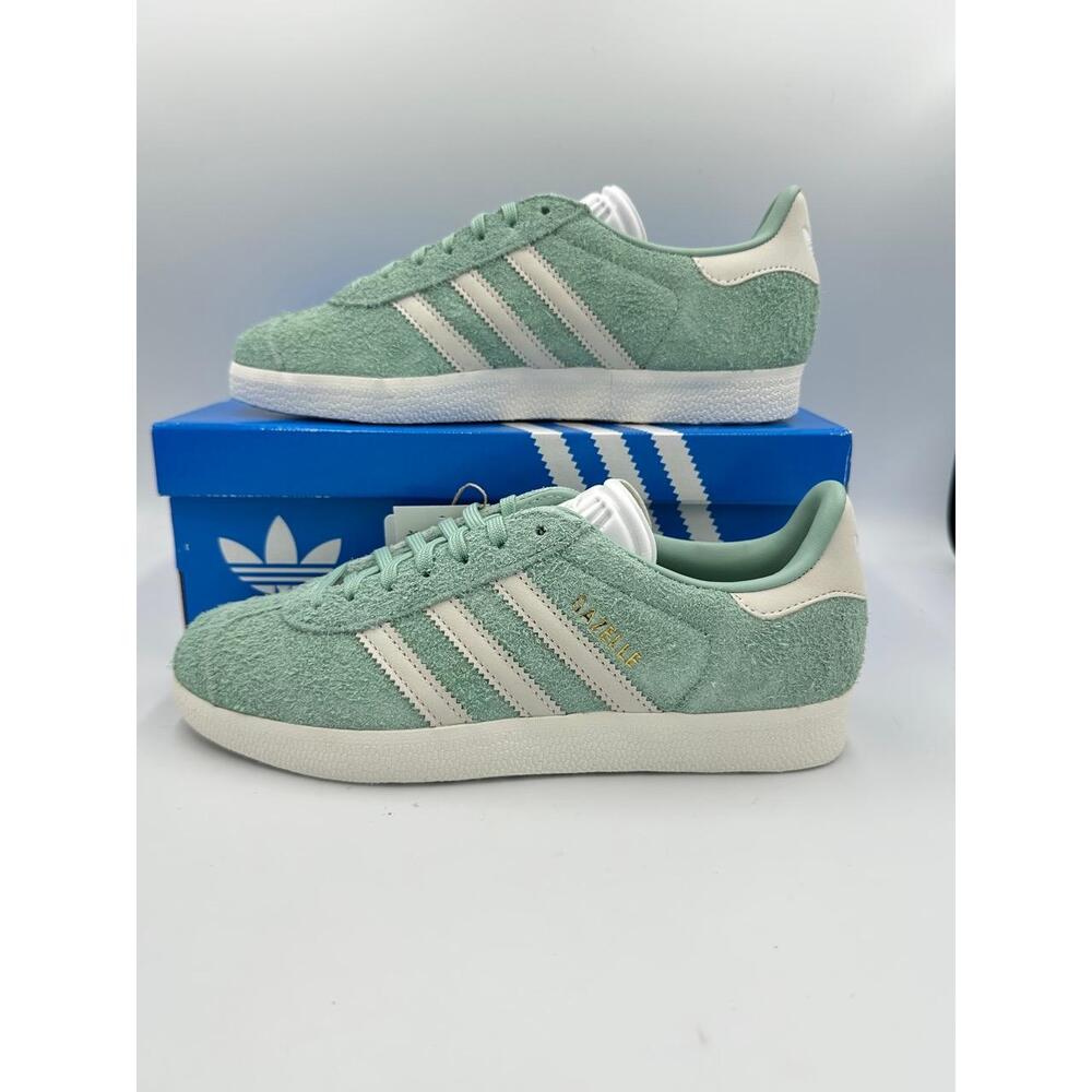 Adidas Gazelle W IG4393 6.5W | Hazy Green/Off White |‎ NIB OG Box